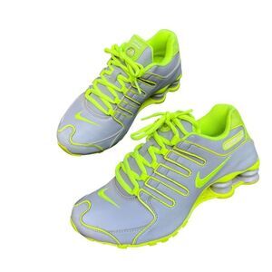 Nike Shox NZ Women's Sneakers Size 6.5 Gray Neon Green Athletic Shoes